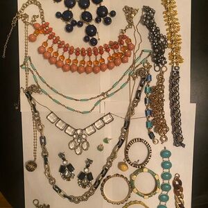 HUGE lot of vintage Jcrew jewelry. Over 20 pieces!!!!